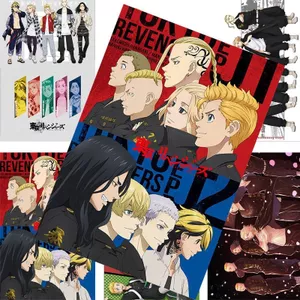 Tokyo Avengers Poster Sano Manjiro Anime Độc Quyền Hàng Hóa Ký Túc Xá Phòng HD Dán Tường Giấy Dán Tường 6.16