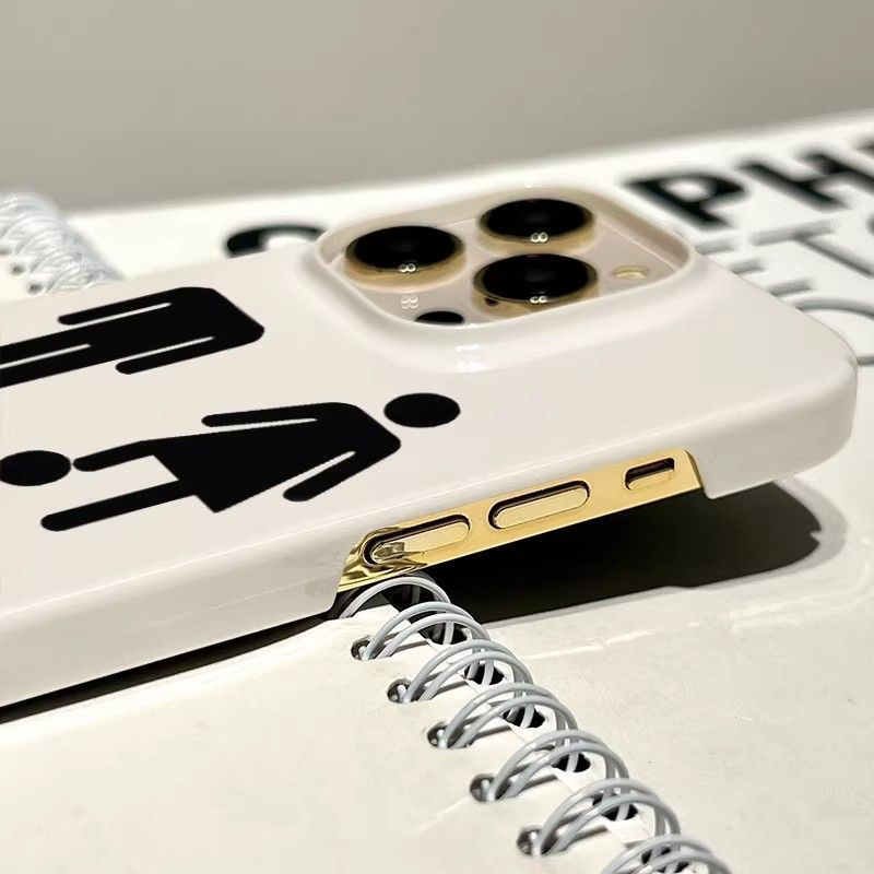 Ốp Điện Thoại YIJS Phim Thích Hợp Cho IPhone 11 12 PRO 17 AIR 13 14 15 ProMax 16 E XR XSMAX 7 8 PLUS Series Ốp Cứng Bóng Niche Influencer