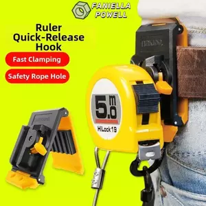Giá đỡ đo băng FANIELLAPOWELL, Đính kèm nhanh Khóa tháo nhanh đa năng, Móc tổ chức thắt lưng ABS cầm tay chống trượt Máy khoan điện