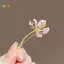 < Honeyba > Trâm cài hoa sen tinh tế thời trang dành cho nữ Cô gái Huy hiệu hoa sen thanh lịch Tính khí sáng tạo Chân phụ kiện quần áo Đẹp