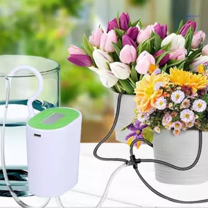 Hệ thống tưới nước tự động ngoài trời trong nhà SUIT cho 2 16 chậu bao gồm móc gắn