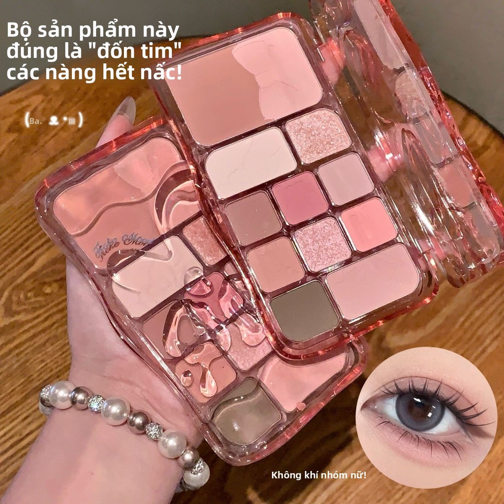 Kekemood [Palette mắt 12 màu] – Lì & nhũ, tone nhẹ, dễ phối, makeup hàng ngày, cho người mới