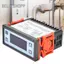 Belleshopp Bộ điều khiển nhiệt độ kỹ thuật số Công tắc điều chỉnh nhiệt độ máy vi tính với rơle 10A Chế độ làm mát sưởi ấm cho tủ lạnh lên men Homebrew -40-99oC