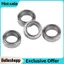 Belleshopp 10 chiếc 5x8x2.5mm Vòng bi thực tế được che chắn đôi cho máy in 3D Làm mô hình thép