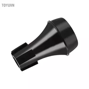 Toyuvn Housie Trumpet Nhựa ABS câm với phụ kiện xốp mật độ cao để dễ dàng luyện tập (Đen)