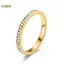 < Honeyba > Nhẫn kim cương dát đẹp đơn giản thời trang Nhẫn đeo tay sáng bóng bằng thép không gỉ dành cho nam giới nhẹ nhàng sang trọng Nhẫn đôi đẹp