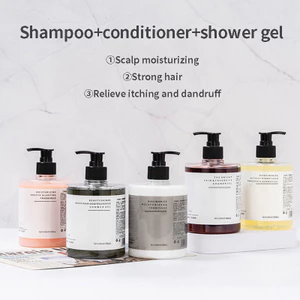 Phiên bản tiếng Anh Dầu gội thơm Niacinamide Dầu xả Body Wash Set Batch 3CSM