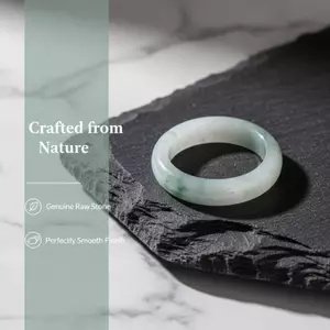 1 Chiếc Nhẫn Hạng Một Dành Cho Nam Nữ Nhẫn Trắng Loại Đá Nhẫn Unisex Phong Cách Đơn Giản