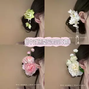 🔥kẹp tóc ngọc trai phụ kiện chụp ảnh cưới kẹp tóc cô dâu Kẹp Tóc Mùa Xuân Tinh Tế Siêu Cổ Tích Camellia Hoa Lụa Kẹp Tóc Tua Rua Tươi Đầu Bên Mũ Đội Đầu Hoa Phiên Bản Hàn Quốc ins
