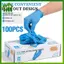 SWEET 100 Chiếc Nitrile Vinyl Blend Găng Tay Dùng Một Lần Màu Xanh & Các Loại Bền Đẹp & Không Cao Su Cho Gia Đình & Chuyên Nghiệp Sử Dụng n