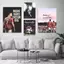 Trích dẫn truyền cảm hứng từ cầu thủ bóng đá và bóng rổ Poster Không khung Tranh Canvas Trang trí tường