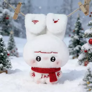 # HB # Hoạt Hình Dễ Thương Sang Trọng Thỏ Nhỏ Móc Khóa Kawaii Thỏ Nhồi Bông Búp Bê Bapa Mặt Dây Chuyền Trang Trí Móc Chìa Khóa Ô Tô Phụ Kiện Quà Tặng.