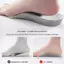 PNPIA- Đế Chiều Cao Nam Nữ Giày Chỉnh Hình Đế Giày Sneaker Gót Nâng Bộ Nhớ Bọt Mềm Miếng Lót Giày