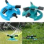 Vòi Phun Nước Tưới Cây Tự Động Xoay 360 Độ - Béc Phun Mưa 3 Cánh Điều Chỉnh Bán Kính Rộng Tiện Lợi Cho Sân Vườn