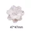 IFANSIN 5 Chiếc Hoa Trang Trí May Mặc, Hình Hoa Mẫu Đơn Acrylic Chất Liệu Trang Trí, Nghệ Thuật Đa Năng Thiết Kế Nhiều Lớp Bông Tai Thủ Công Hoa Nhiều Lớp