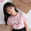 Áo Thun Cho Bé Gái Mùa Hè Cotton 100 Tay Ngắn - Áo Phông Trẻ Em Cổ Tròn Thoáng Mát Dễ Phối Đồ ✨Luyoo25.vn✨