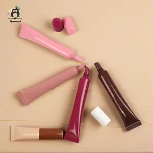 1 Chiếc Trống 10ml Bóp Ống Mềm Mẫu Chai Kem Mắt Son Bóng Dầu Son Bóng Hộp Đựng Mỹ Phẩm Paaging Mới