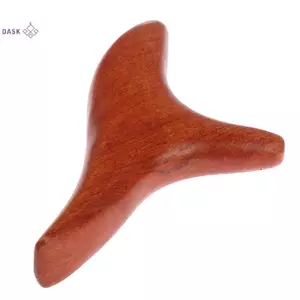 Máy mát xa toàn thân tam giác bằng gỗ Châm cứu Trị liệu phản xạ Thư giãn Giảm căng thẳng