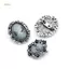 PNPIA- 12 Miếng Nhựa Và Kim Cương Giả Phong Cách Vintage Cameo Trâm Chân Trong Cổ