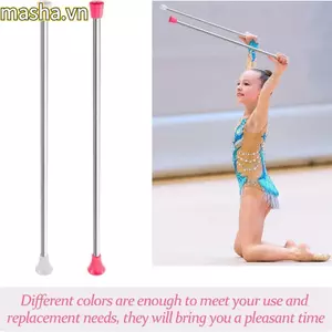 Marching Baton, Thép không gỉ chuyên nghiệp Twirling Baton, Màu sắc ngẫu nhiên Cân bằng nhẹ Vũ công Cây đũa phép biểu diễn nghệ thuật