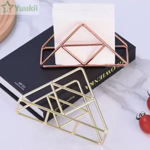 Giá đỡ khăn ăn YUUKII, Giá đựng khăn ăn tiện lợi bằng sắt, Hộp đựng khăn giấy kim loại chất lượng cao Trang trí nội thất