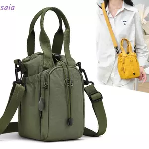 Giá đỡ chai nước SAIA, Túi đeo chéo chống nước dung tích lớn dành cho nữ, Túi đựng bình nước đa năng có túi đựng điện thoại dành cho thể thao ngoài trời