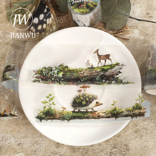 JIANWU 60mm * 300cm Vintage Động vật tuyệt vời Vật liệu cảnh quan Cây ghép Scrapbooking Băng PET Tạp chí sáng tạo Văn phòng phẩm