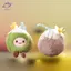 HFTOY 1 Cái Mới Dễ Thương Dừa Sang Trọng Móc Khóa Nhỏ Pandent Trẻ Em Nhồi Bông Đồ Chơi Búp Bê Cho Trẻ Em Quà Tặng ~