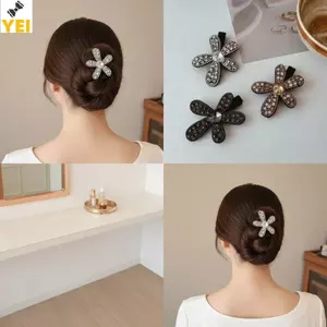 < YEI > Kẹp Tóc Đính Kim Cương Giả Hoa Cổ Điển Cho Nữ Cô Gái Tóc Ngọt Ngào Trang Trí Kẹp Tóc Bên Phụ Kiện Tóc Thời Trang Mới