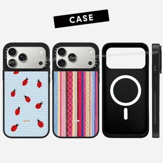 Ốp điện thoại cứng gương chấm bi từ tính cho iPhone 17 Pro Max 17 Air 16 Plus 15 14 13 12 11 Vỏ chống sốc