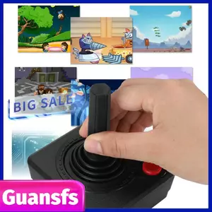 Guansfs Cần điều khiển trò chơi Hakeeta với bộ điều khiển bốn chiều tương thích 7800 Thích hợp cho tất cả các hệ thống 2600 [trò chơi điện tử]