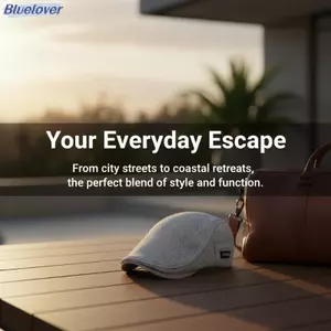 Bluelover Lưới Thoáng Khí Nam Cabbie Flat Cap Có Thể Điều Chỉnh Newsboy Ivy Cap Nhẹ Để Lái Xe Mùa Hè Ngoài Trời Giải Trí Mới