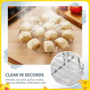 Nồi hấp bằng thép không gỉ Ra Pot Stand Khay hấp gia cố ổn định để nấu ăn tại nhà Bếp Nướng thức ăn hấp