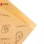 50 Cái Hoạt Hình Dễ Thương Giấy Sáp Vuông Sandwiches Burgers Khoai Tây Chiên Bọc Túi Giấy Wd Giấy Nướng Thực Phẩm Túi Đựng VN