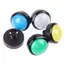 TMOY 1 Nút Arcade 60mm Đèn LED tròn lớn được chiếu sáng bằng Microswitch cho các bộ phận máy trò chơi Arcade DIY 12V 32A Công tắc đèn vòm TMOY