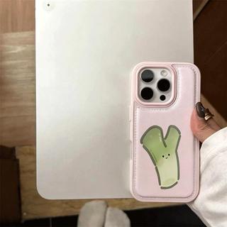 Ốp lưng cải xanh hoạt hình phù hợp với iPhone17promax 16/15/14/13/12