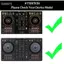 Guansfs Guansfs Eujgoov Túi đựng di động Bộ điều khiển DJ DDJ FLX4 400 SB2 SB3 cho Pioneer 50 x 30 8cm