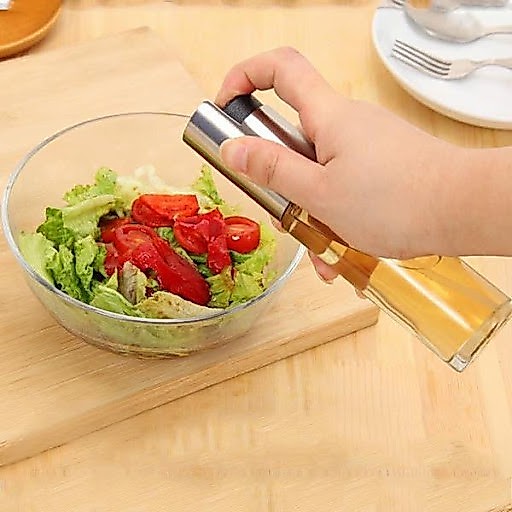 Bình xịt dầu ăn Lock&Lock CKO109 dung tích 100ML bằng thủy tinh kèm phễu và cọ rửa - BABYHOPHCM