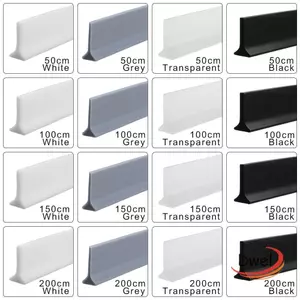 DWEL Nút Chặn Nước Phụ Kiện Phòng Tắm Chống Trơn Trượt Chống Lũ Đập Tắm Silicon Tự Dính