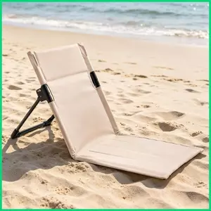 Ghế Ngồi Bãi Biển Nhẹ Cắm Trại Lounger Có Tựa Lưng Gấp Bãi Biển Lounge Ghế Câu Cá Dã Ngoại Đường jiwvn