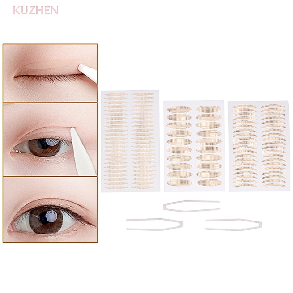 Set 200 miếng dán kích mí KUZHEN dạng lưới vô hình