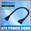 14 + 10Pin đến 24 Pin ATX Cáp nguồn 20 + 4 Pin PC PSU Bo mạch chủ cho AX1500I AX1200I AX860I AX760I (R F C V)