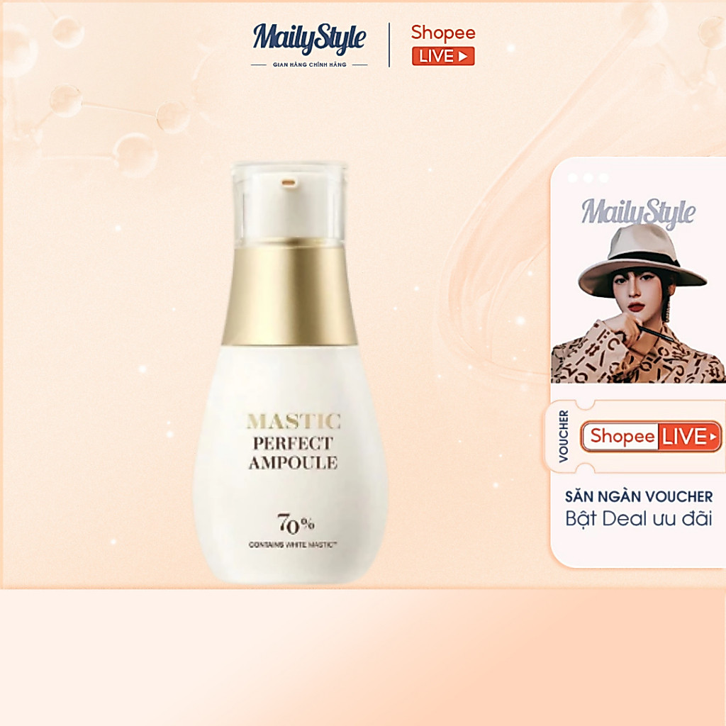 A09_ Tinh chất hỗ trợ thâm sạm tàn nhang mastic 70% Mastina mastic perfect ampoule