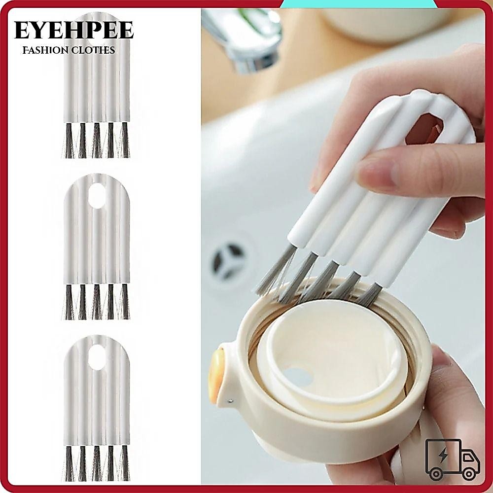 Bàn chải làm sạch EYEHPEE, Bàn chải nắp cốc đa chức năng, lông mềm, dễ dàng vệ sinh góc chết cho nhà bếp gia đình