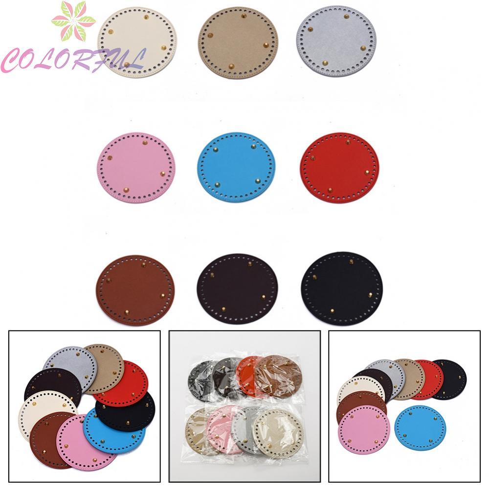 Knitted Bag Bottom 15x15cm Diy Project Gift Multiple Colors Durable Totes