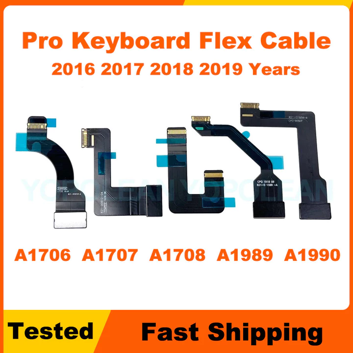 Bàn Phím Mới Cáp Mềm Cho Macbook Pro Retina 13 "15" A1706 A1707 A1708 A1989 A1990 A2159 Cáp Bàn Phím 2016-2019