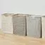 XUAN Giỏ Giặt Chống Thấm Nước Vải Lanh Cotton Bẩn Quần Áo Giỏ Giặt Sắp Xếp Có Thể Gập Lại Đồ lặt vặt Túi Bảo Quản Foldabling Hamper VN