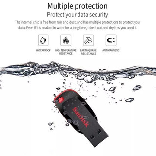 USB SanDisk Cruzer Blade CZ50 32gb/64gb - Tích hợp USB 2.0 Dòng sản phẩm cao cấp