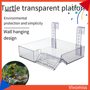 Đế lót rùa treo Đế nổi cho rùa thủy sinh Phụ kiện xe tăng sân thượng bò sát Dễ dàng leo lên cho cấu trúc leo núi ao và bể cá