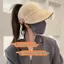 ECK Qui Khô Mũ Mùa Hè Rỗng Mũ Nữ Nâng Cấp Có Thể Treo Mặt nạ Ngoài Trời Tấm Che Mỏng Qui Khô Mũ HOT